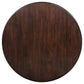 Barton 5-piece Round Wood Dining Table Set Dark Brown