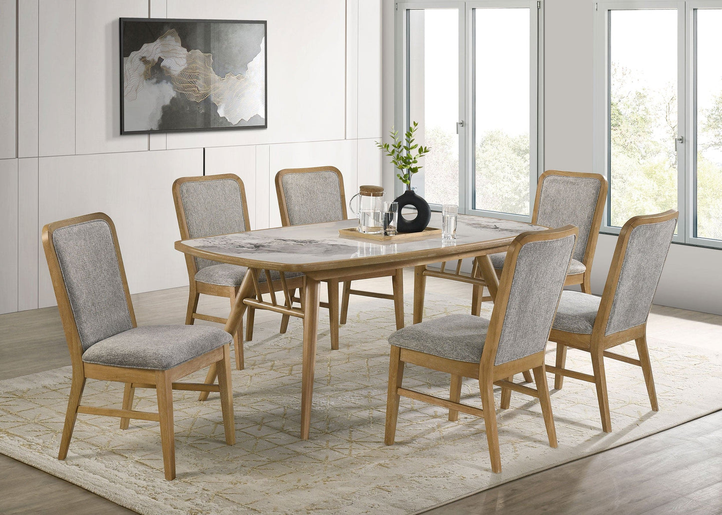 Croyden Dining Side Chair Weathered Natural (Set of 2)
