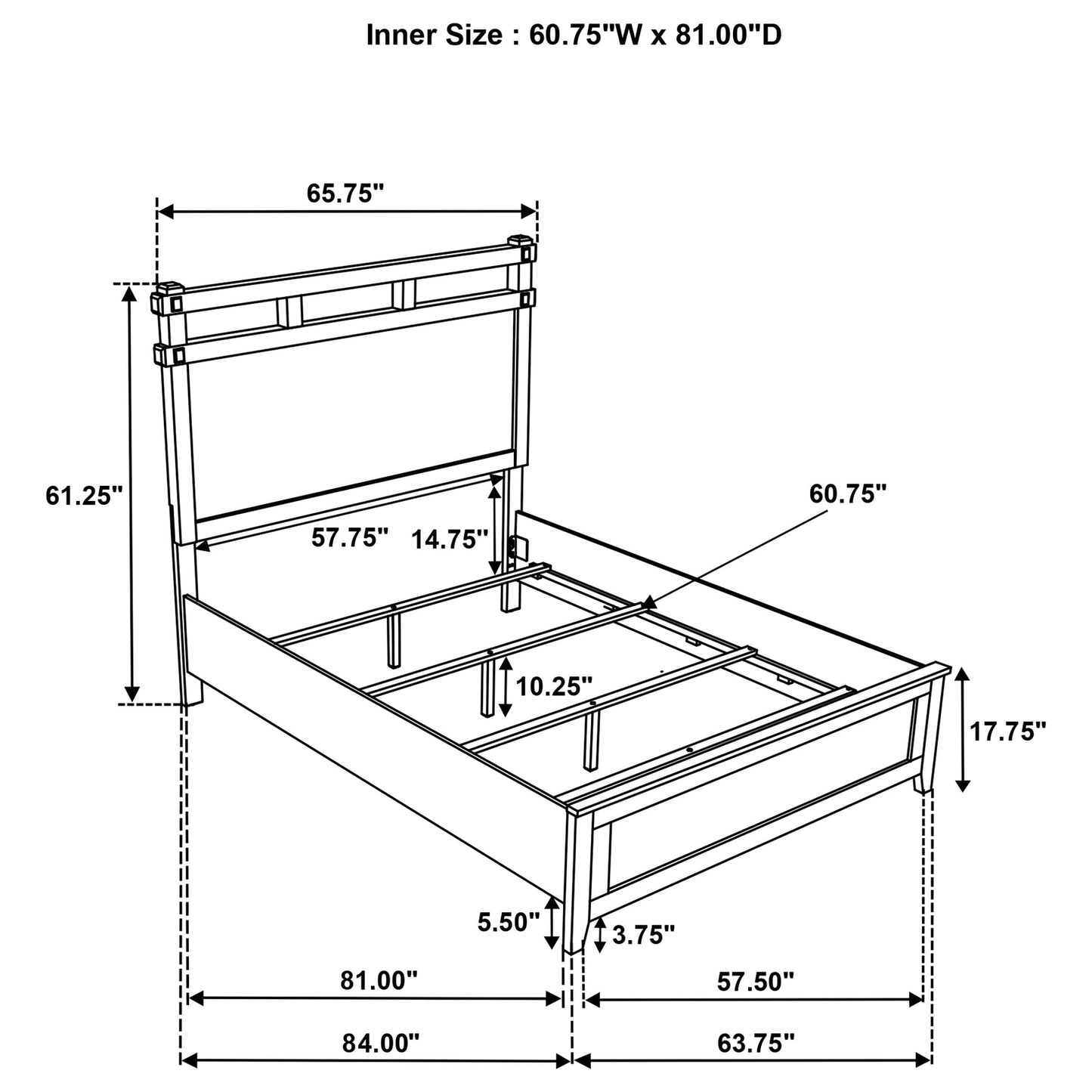 Hazlewood 4-piece Queen Bedroom Set Vineyard Oak