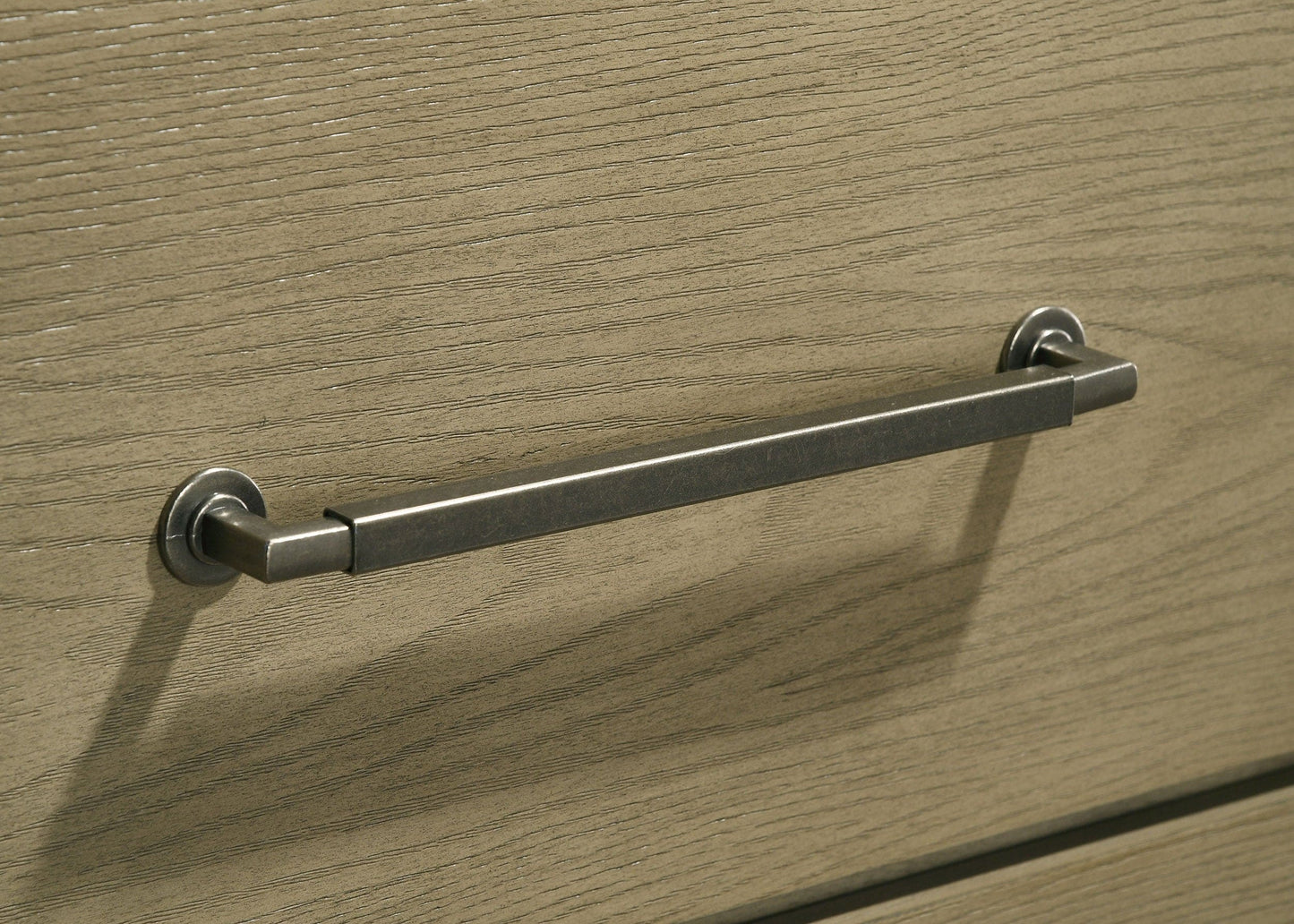 Hazlewood 6-drawer Bedroom Dresser with Mirror Vineyard Oak