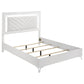 Cassia 4-piece Queen LED Bedroom Set White High Gloss