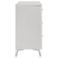 Cassia 6-drawer Bedroom Dresser Cabinet White High Gloss