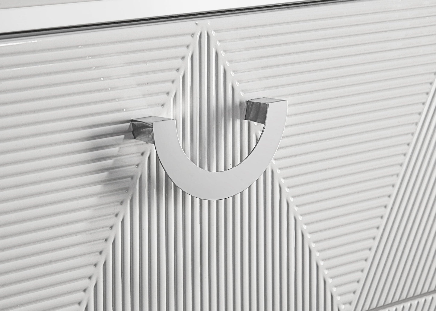 Cassia 6-drawer Bedroom Dresser Cabinet White High Gloss