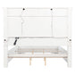 McKinney Eastern King LED Light Panel Bed Vintage White