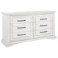 McKinney 4-piece California King Bedroom Set Vintage White