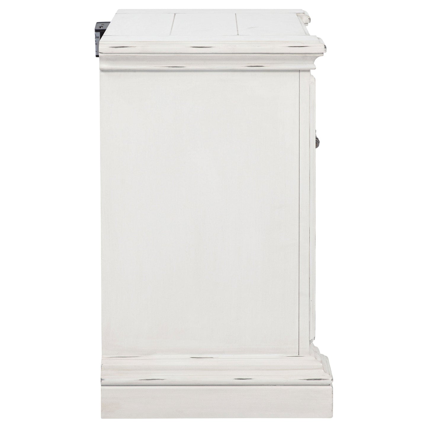 McKinney 2-drawer Nightstand with Dual USB Vintage White