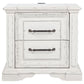 McKinney 2-drawer Nightstand with Dual USB Vintage White