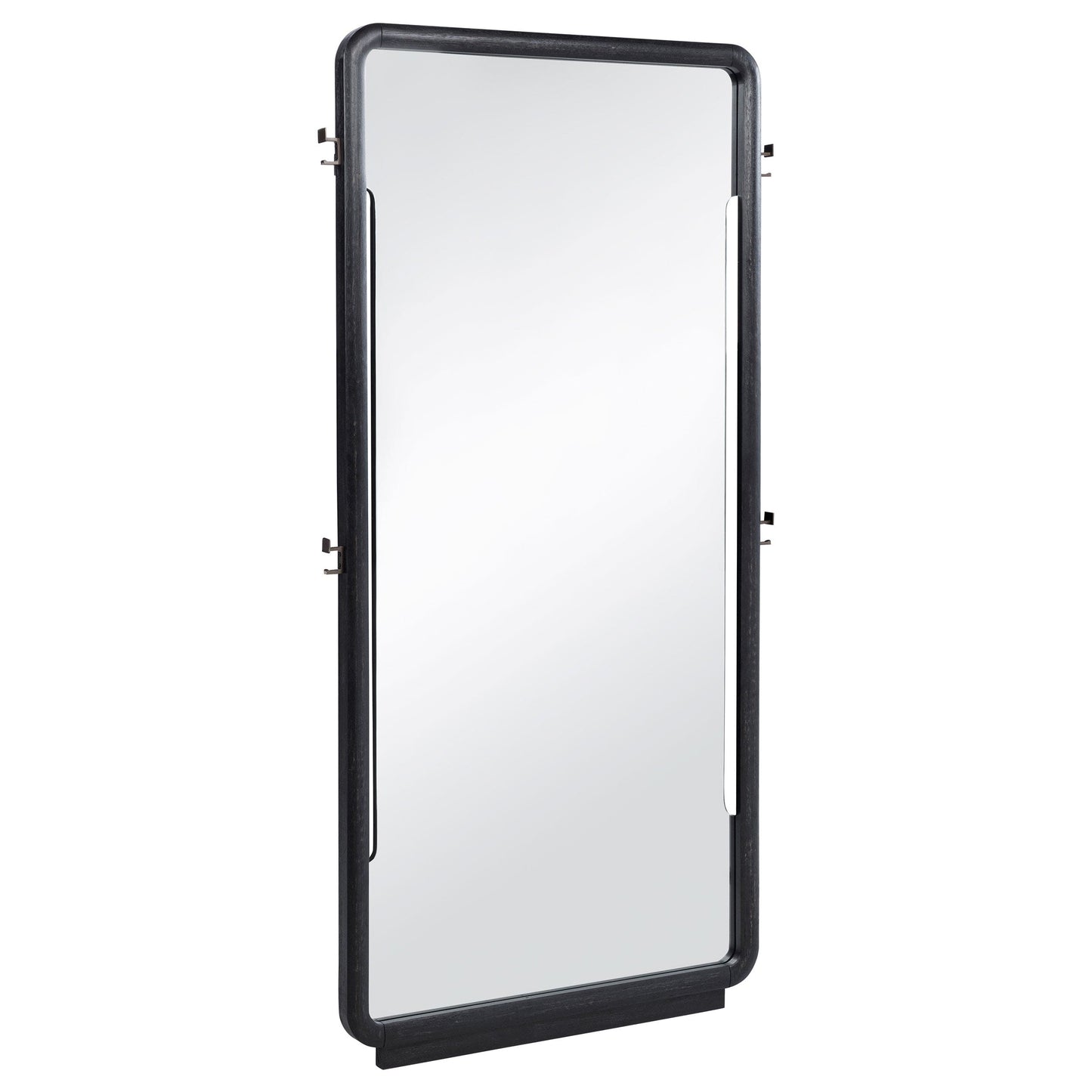 Leandro 76-inch Full Length Floor Mirror Burnished Black