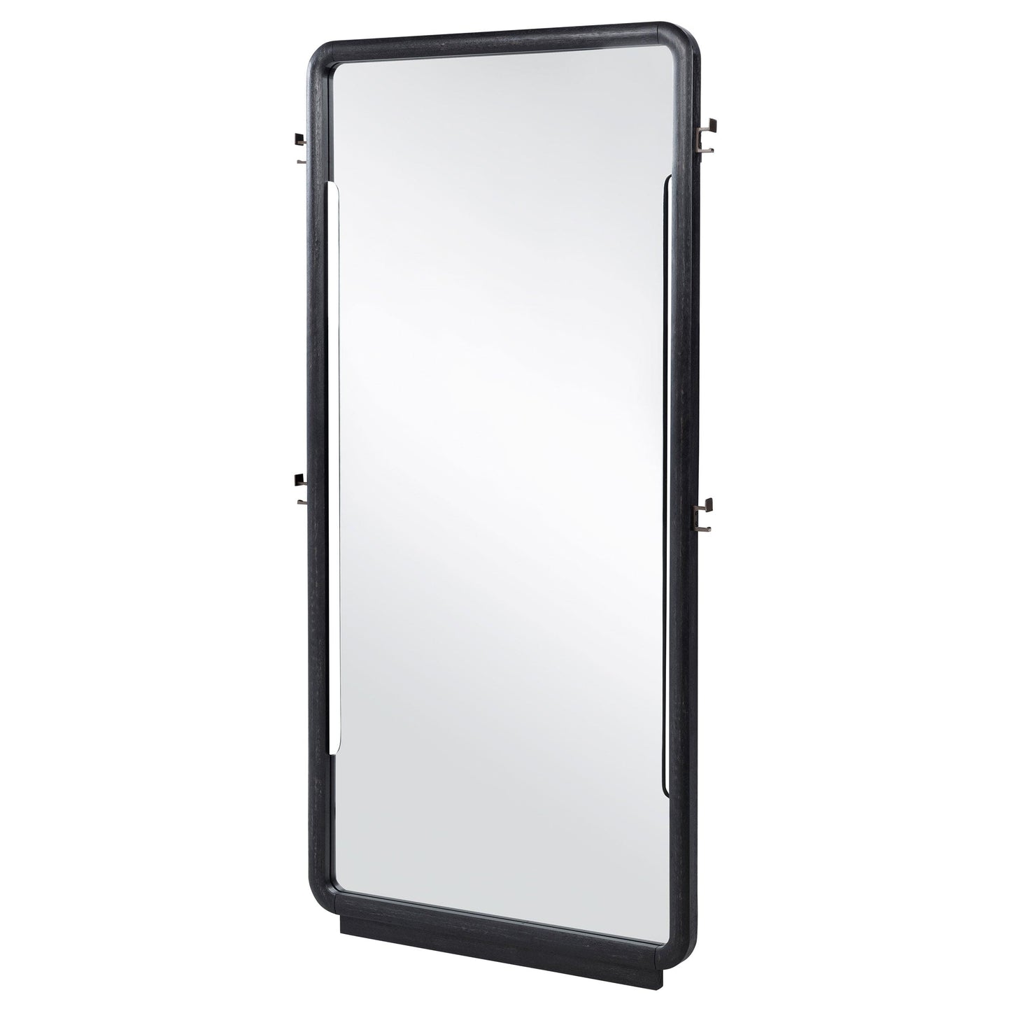 Leandro 76-inch Full Length Floor Mirror Burnished Black