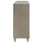 Lorient 8-drawer LED Bedroom Dresser Cabinet Ivory and Camel