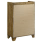 Henderson 5-drawer Bedroom Chest of Drawers Medium Oak