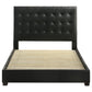 Medley Genuine Leather Eastern King Platform Bed Black