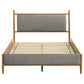Mason 46-inch Queen Panel Platform Bed Grey and Light Brown