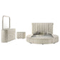 Sonya 4-piece Upholstered Queen Bedroom Set Ivory