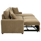 Pastrana Upholstered Sleeper Sectional Sofa RAF Chaise Camel