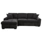 Pastrana Upholstered Sleeper Sectional Sofa LAF Chaise Grey