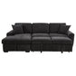 Pastrana Upholstered Sleeper Sectional Sofa LAF Chaise Grey