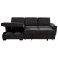 Pastrana Upholstered Sleeper Sectional Sofa LAF Chaise Grey