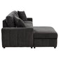Pastrana Upholstered Sleeper Sectional Sofa LAF Chaise Grey