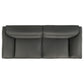 Buxton 2-piece Leather Upholstered Sofa Set Graphite