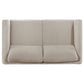 Islington 2-piece Upholstered Panel Arm Sofa Set Taupe