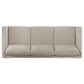 Islington 3-piece Upholstered Panel Arm Sofa Set Taupe