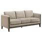 Islington 3-piece Upholstered Panel Arm Sofa Set Taupe