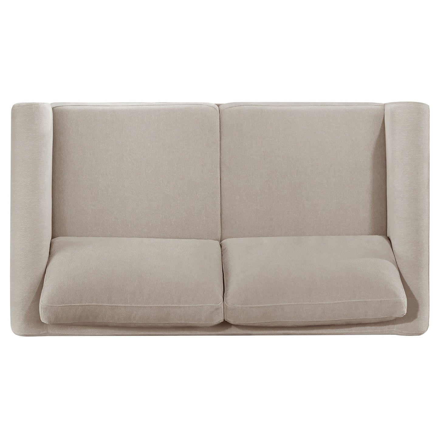 Islington 3-piece Upholstered Panel Arm Sofa Set Taupe