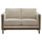 Islington 3-piece Upholstered Panel Arm Sofa Set Taupe