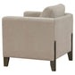 Islington 3-piece Upholstered Panel Arm Sofa Set Taupe