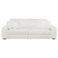 Jacana Corduroy Upholstered Dual Power Chaise Sofa Ivory