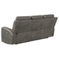 Brickston Triple Power Reclining Sofa Charcoal