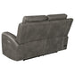 Brickston 2-piece Triple Power Reclining Sofa Set Charcoal