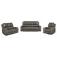 Brickston 3-piece Triple Power Reclining Sofa Set Charcoal