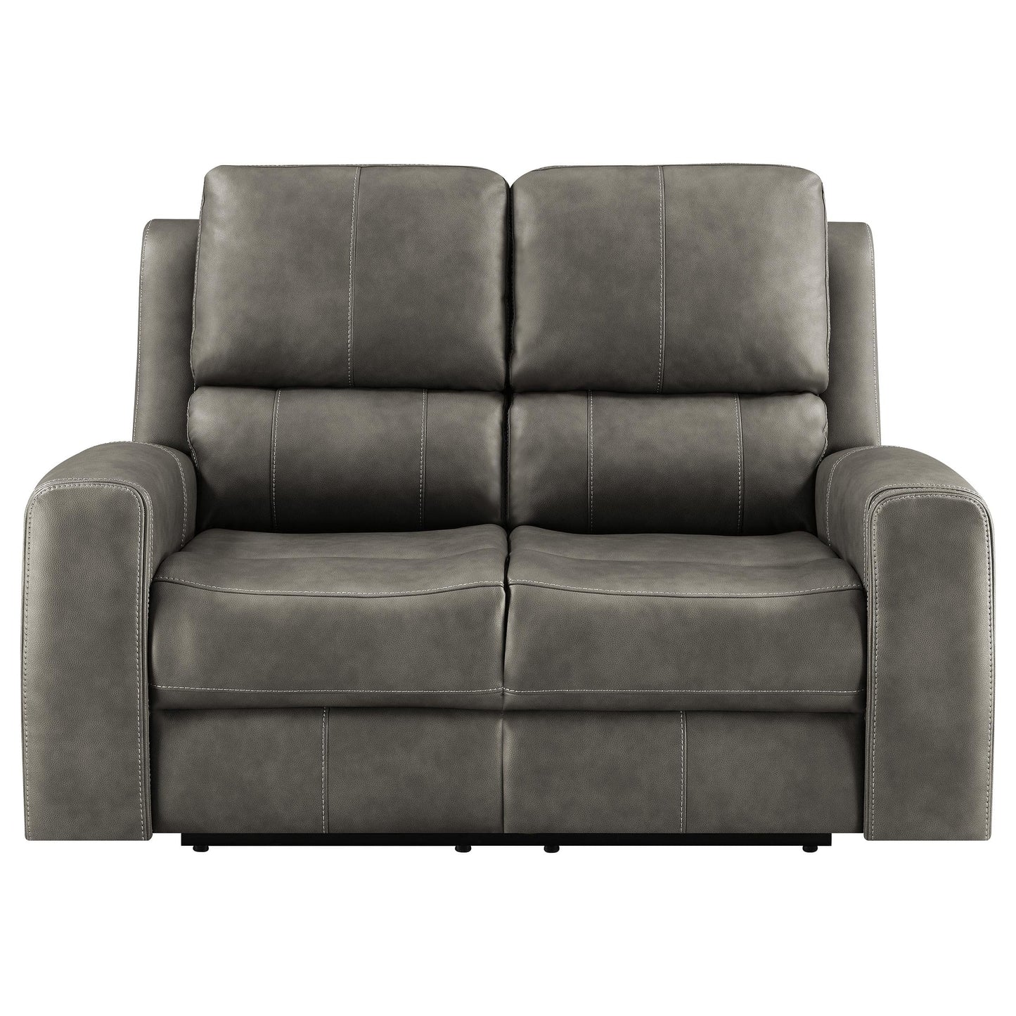Brickston Triple Power Reclining Loveseat Charcoal