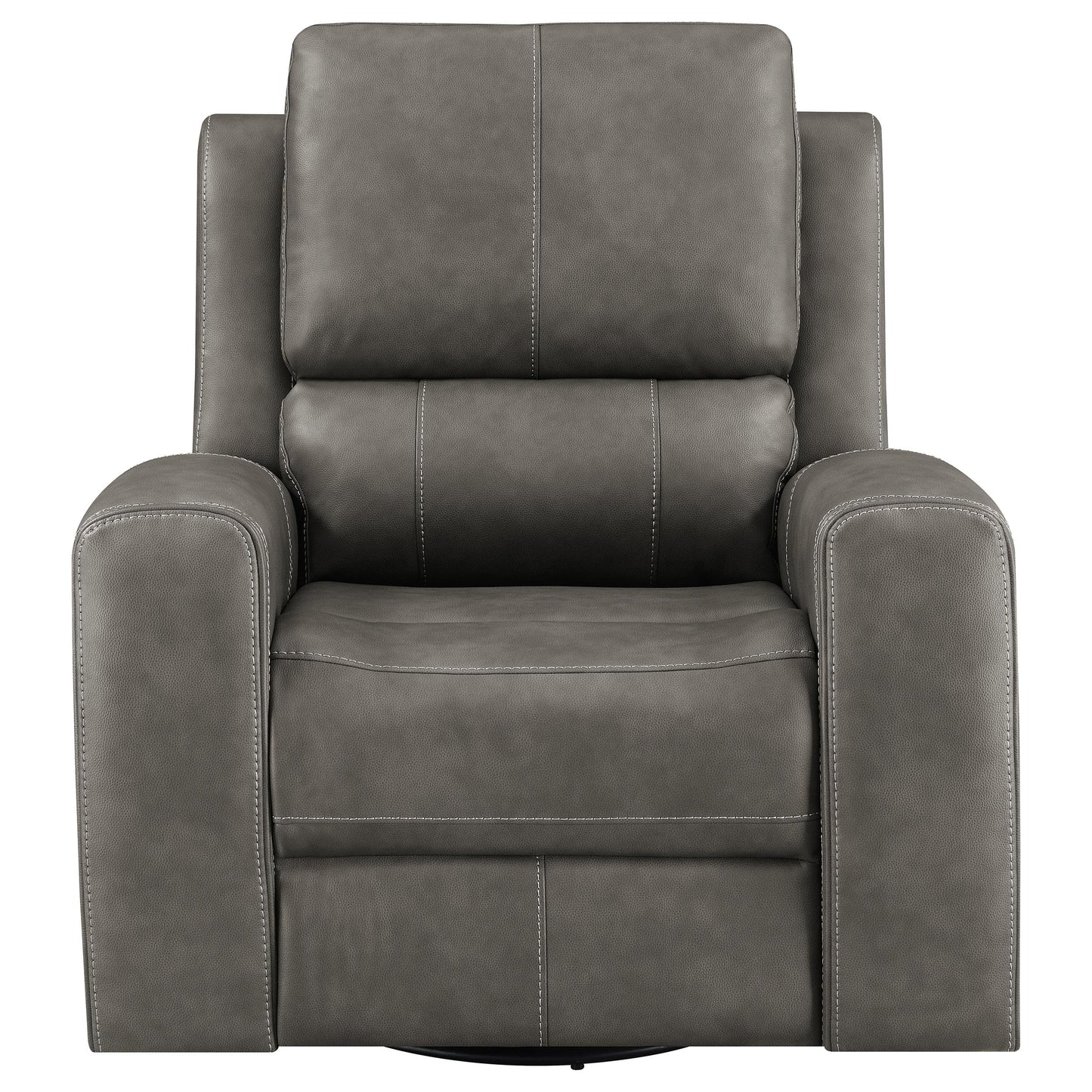 Brickston Triple Power Swivel Glider Recliner Charcoal