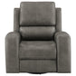 Brickston Triple Power Swivel Glider Recliner Charcoal