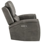Brickston Triple Power Swivel Glider Recliner Charcoal