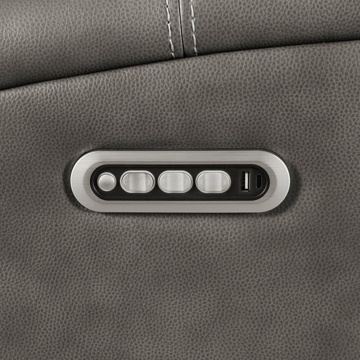 Brickston Triple Power Swivel Glider Recliner Charcoal