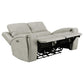 Brickston 2-piece Triple Power Reclining Sofa Set Grey