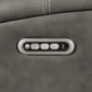 Brickston Triple Power Reclining Sofa Charcoal