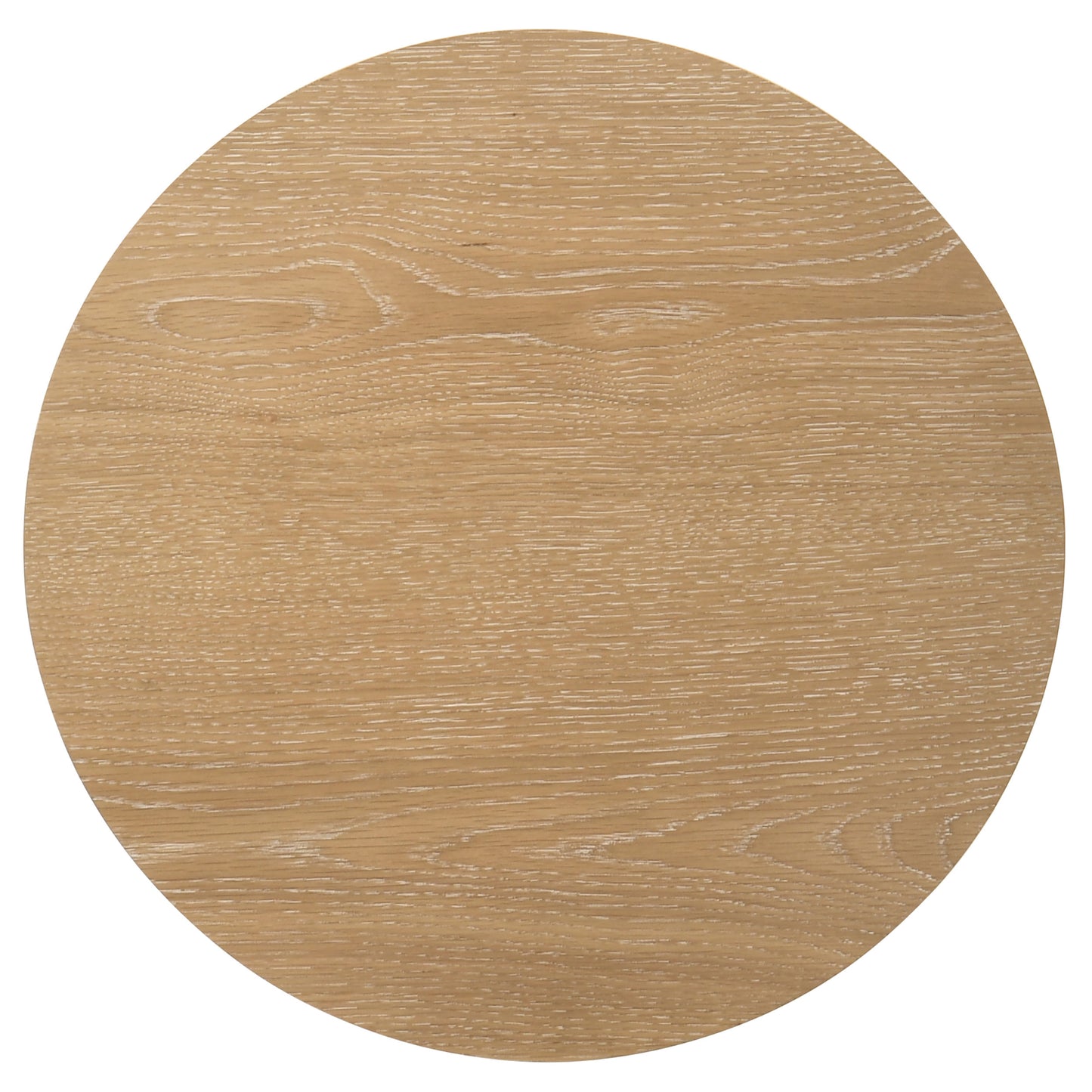 Ottowa 3-piece Round Wood Coffee Table Set Washed Oak