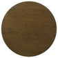 Ottowa 2-piece Round Wood Coffee Table Set Brown