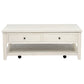 Payne 48-inch Mobile Lift Top Coffee Table Distressed White