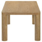 Castlewood Engineered Wood Cocktail Coffee Table Washed Oak