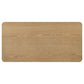 Castlewood Engineered Wood Cocktail Coffee Table Washed Oak