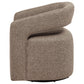 Westhill Boucle Upholstered Swivel Accent Chair Rocky Road