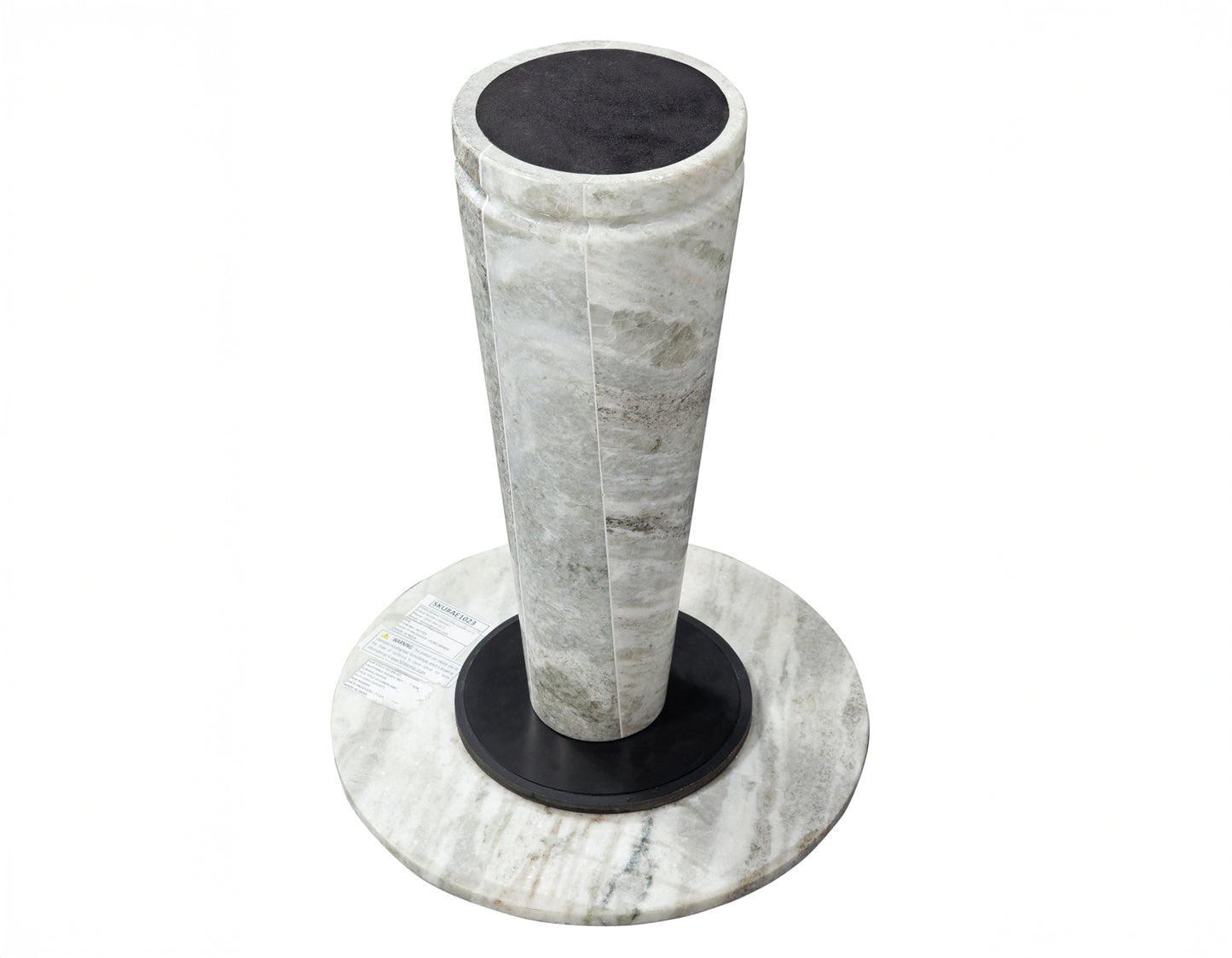 Joni 18″ Round Fantasy Brown Marble Accent End Table