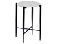 Loxie 3-Piece Round Solid White Marble Top Tables