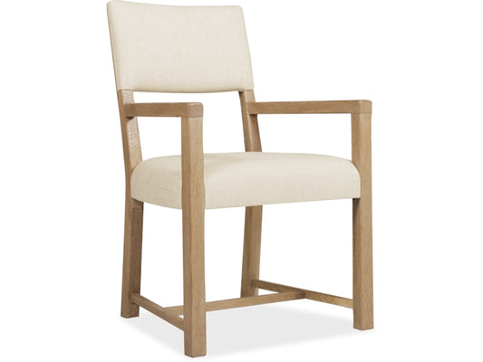 Hooker Furniture Casual Dining Driftwood Upholstered Arm Chair